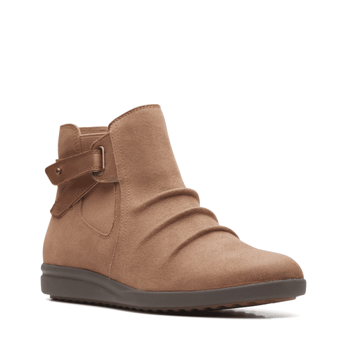 Women's Clarks Tamzen Mid - Tan Waxy Suede