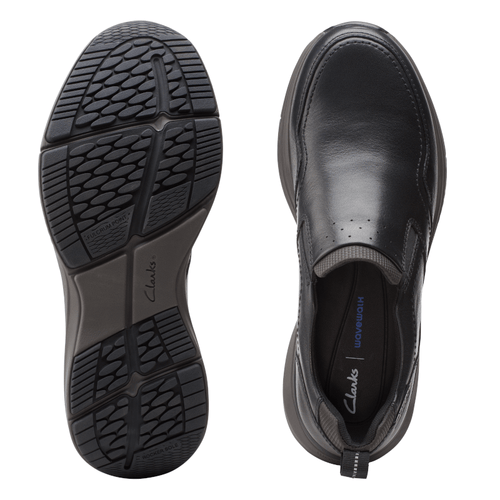 Men’s Clarks Wave 2.0 Edge Moc Waterproof – Black