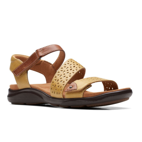 Clarks Women's Kitly Way - Yellow Leather