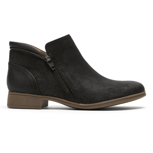 Women’s Cobb Hill Crosbie Bootie – Black Leather