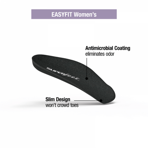 Women’s Superfeet Easyfit 3/4 Insoles – Raven