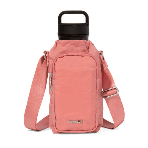 Baggallini Everyday Water Bottle Crossbody - Terracotta
