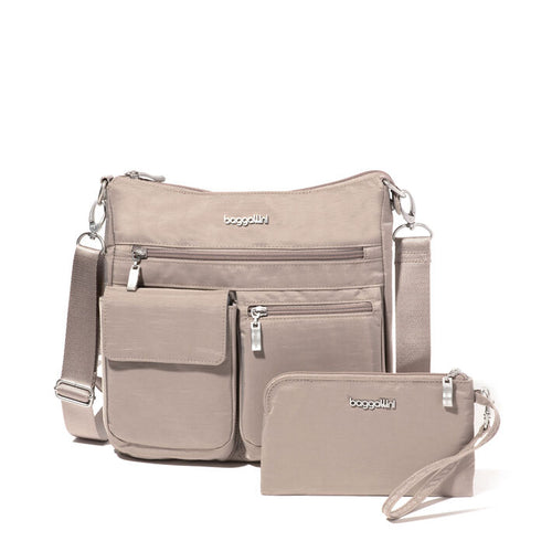 Baggallini Modern Everywhere Slim Crossbody - Moonrock
