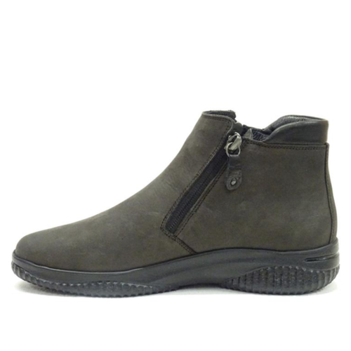 Women's Hartjes Ethno Boot Zip - Smoke/Schwarz