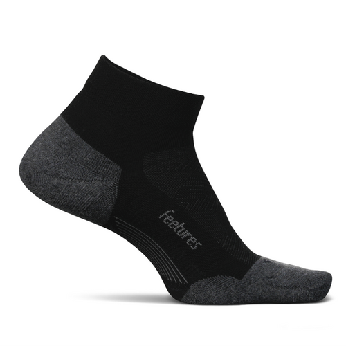 Feetures Elite Max Cushion Low Cut Socks – Black