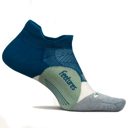 Feetures Elite Light Cushion No Show Tab Socks - Midnight Woods