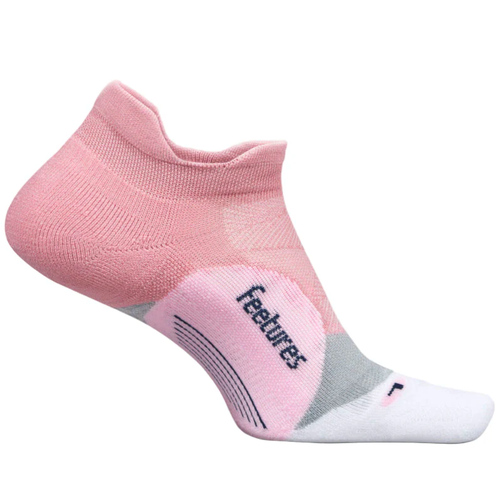 Feetures Elite Light Cushion No Show Tab Socks - Pink Orchard