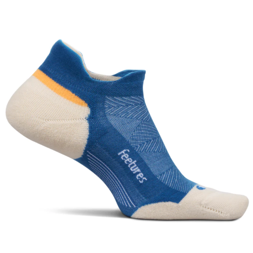 Feetures Elite Max Cushion No Show Tab Socks – Rally Blue