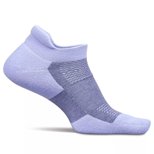 Feetures High Performance Max Cushion No Show Tab Socks - Lavender Tart