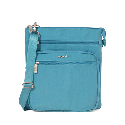 Baggallini Out and About Crossbody - Seaside Blue
