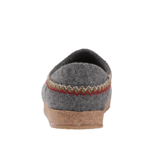 Haflinger GZH Zigzag Clog - Grey