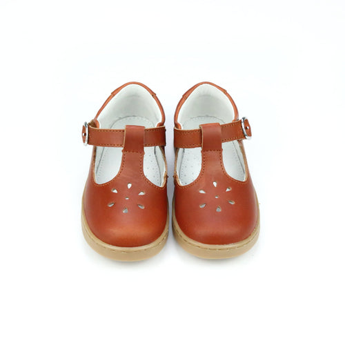Kids' L'Amour Chelsea T-Strap Mary Jane - Cognac