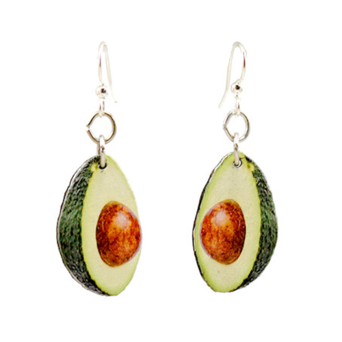 Green Tree Jewelry Avocado Stud Earrings