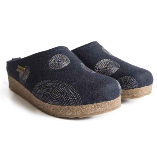 Women's Haflinger Spirit Clog - Navy