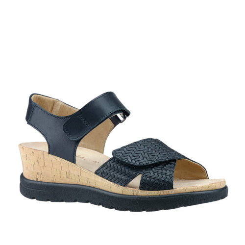Women's Hartjes Jazz Sandal - Ecru/Schwarz