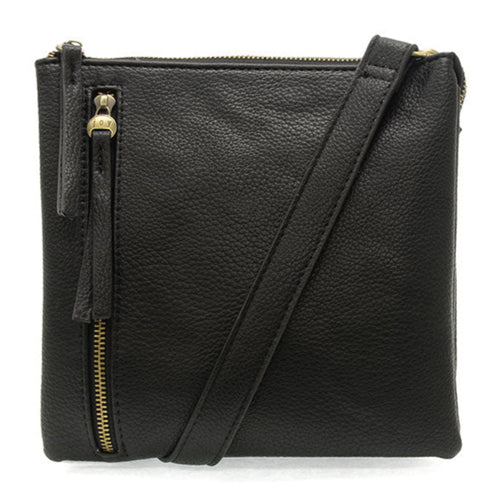 Joy Susan Dawn Multi Pocket Crossbody - Black