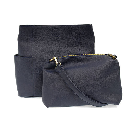 Joy Susan Kayleigh Bucket Bag - Navy