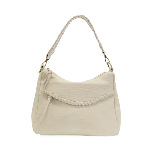 Joy Susan Cassidy Whipstitch Convertible Hobo Bag - Cream