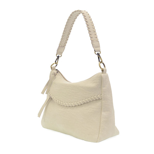 Joy Susan Cassidy Whipstitch Convertible Hobo Bag - Cream