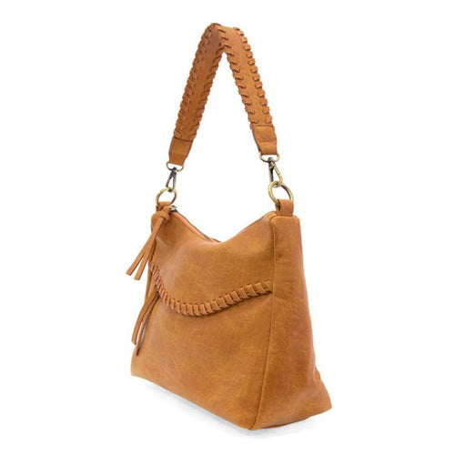 Joy Susan Cassidy Whipstitch Convertible Hobo Bag - Whiskey