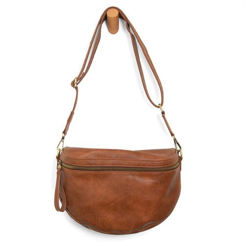 Joy Susan Laura Contrast Strap Sling - Pecan