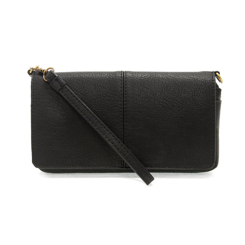 Joy Susan Everly Organizer Flap Crossbody - Black