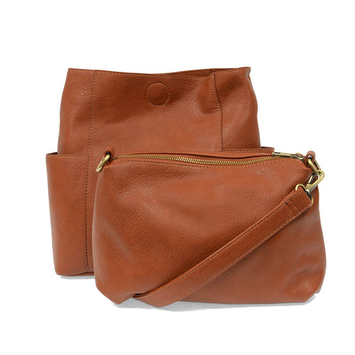 Joy Susan Kayleigh Bucket Bag - Bourbon