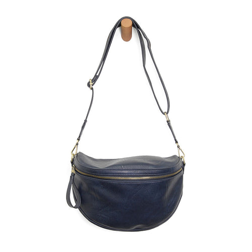 Joy Susan Laura Contrast Strap Sling - Vivid Navy