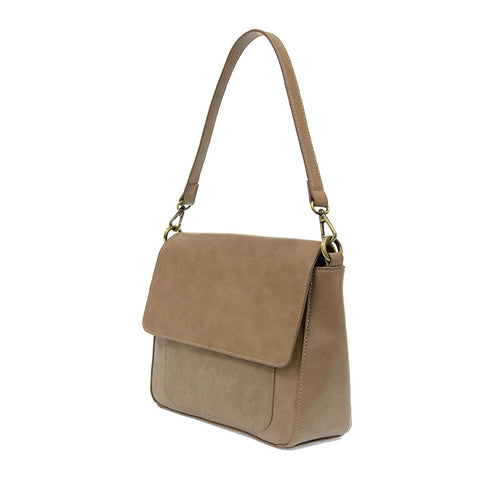Joy Susan Lexie Shoulder Bag - Truffle