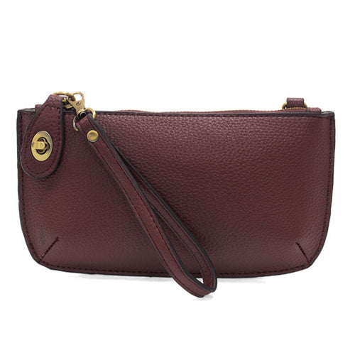Joy Susan Mini Crossbody Wristlet Clutch - Deep Crimson
