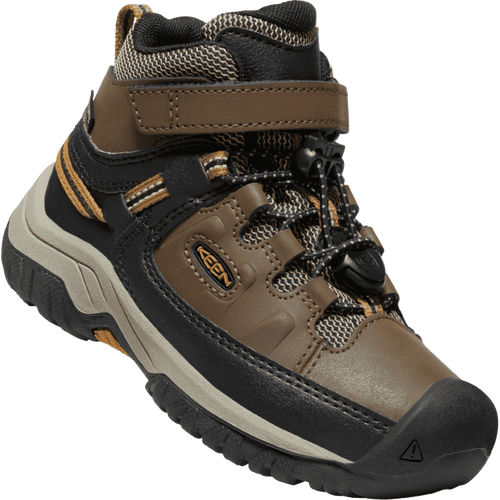 Kids’ KEEN Targhee Mid Waterproof - Little Kid - Dark Earth/Golden Brown