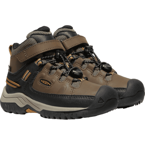 Kids’ KEEN Targhee Mid Waterproof - Little Kid - Dark Earth/Golden Brown