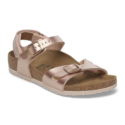 Kid's Birkenstock Rio - Little Kid/Big Kid - Electric Metallic Copper