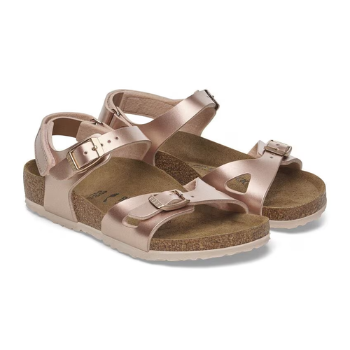 Kid's Birkenstock Rio - Little Kid/Big Kid - Electric Metallic Copper