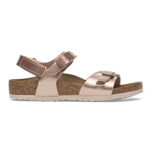 Kid's Birkenstock Rio - Little Kid/Big Kid - Electric Metallic Copper