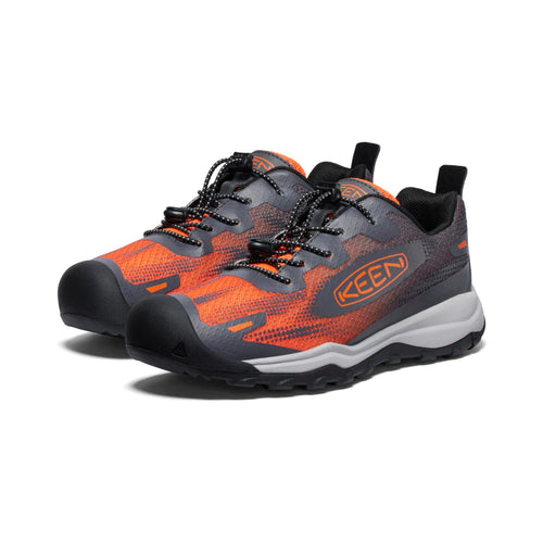 Kid's KEEN Wanduro Speed Hiking Shoe – Little/Big Kids – Magnet/Scarlet Ibis