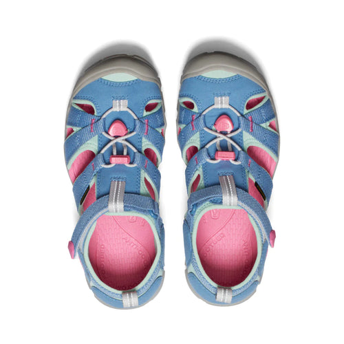 Kids' KEEN Seacamp II – Little Kid/Big Kid – Coronet Blue/Hot Pink