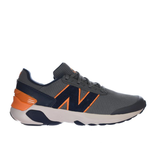 Kids’ New Balance Fresh Foam 1440v1 – Big Kid – Titanium/New Balance Navy/Sun Glow