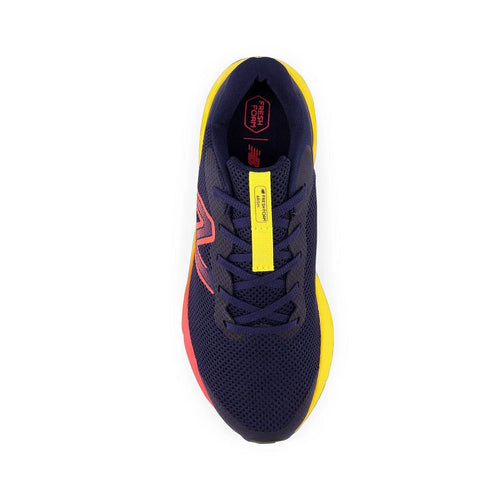 Kids' New Balance Fresh Foam Arishi v4 Bungee Lace with Top Strap - Toddler/Little Kid - Team Navy/Electric Red/Egg Yolk