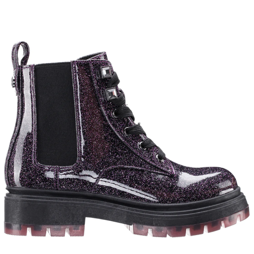 Kids' Nina Colette - Toddler/Little Kid/Big Kid - Glitter Patent Black/Pink