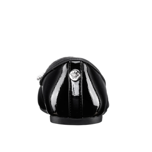 Kids’ Nina Kendalla - Toddler/Little Kid – Black Crinkle Patent