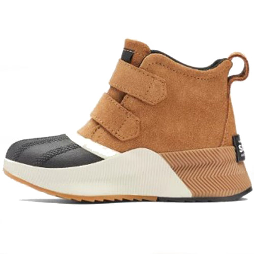 Kids’ Sorel Out N About Classic – Little/Big Kid Sizing – Camel Brown/Sea Salt