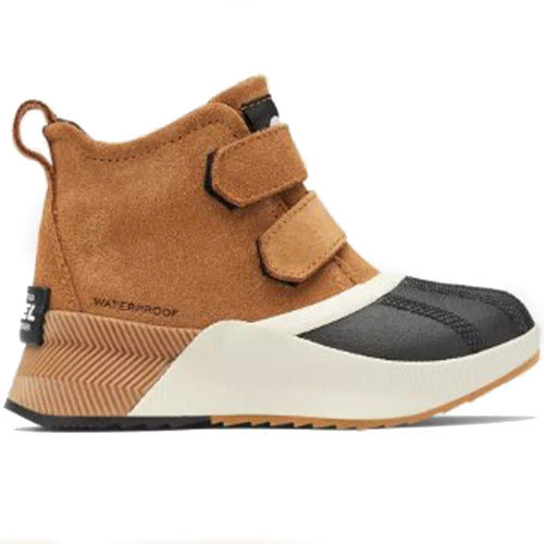 Kids’ Sorel Out N About Classic – Little/Big Kid Sizing – Camel Brown/Sea Salt