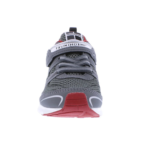 Kids' Tsukihoshi Velocity - Toddler/Little Kid/Big Kid - Grey/Red