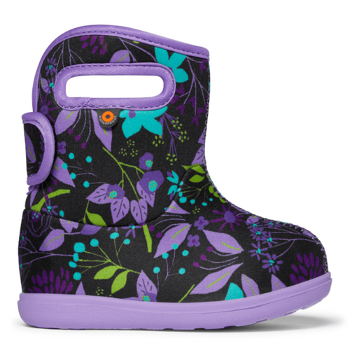 Kids' Baby Bogs II Cartoon Flower - Baby/Toddler Sizing - Black Multi