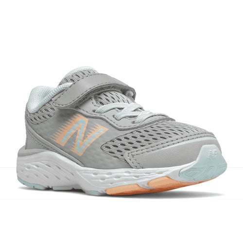 Kids' New Balance 680v6 - Baby/Toddler - Rain Cloud/Pale Blue Chill