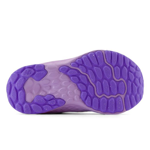 Kids’ New Balance Fresh Foam Arishi v4 Bungee Lace with Top Strap - Baby/Toddler – Grey Matter/Mid Century Pink/Lilac Glo