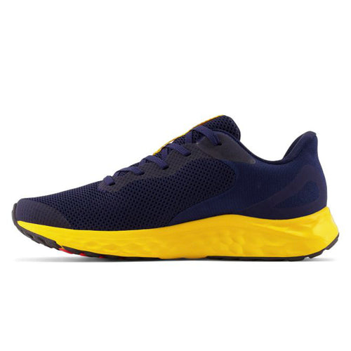 Kids' New Balance Fresh Foam Arishi v4 Bungee Lace with Top Strap - Toddler/Little Kid - Team Navy/Electric Red/Egg Yolk