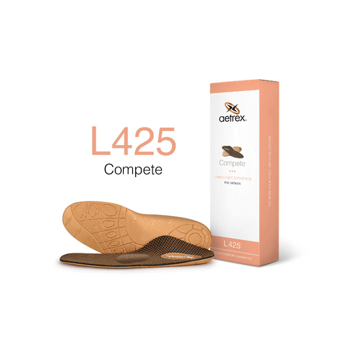 Women's Aetrex L425 Compete Flat/Low Arch with Metatarsal Support