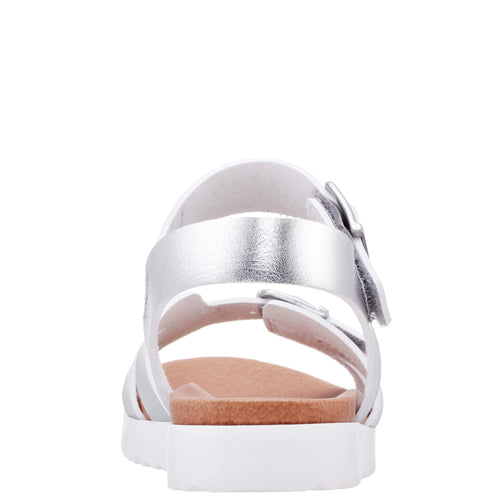 Kid's Nina Lacey Sandal - Metallic Silver